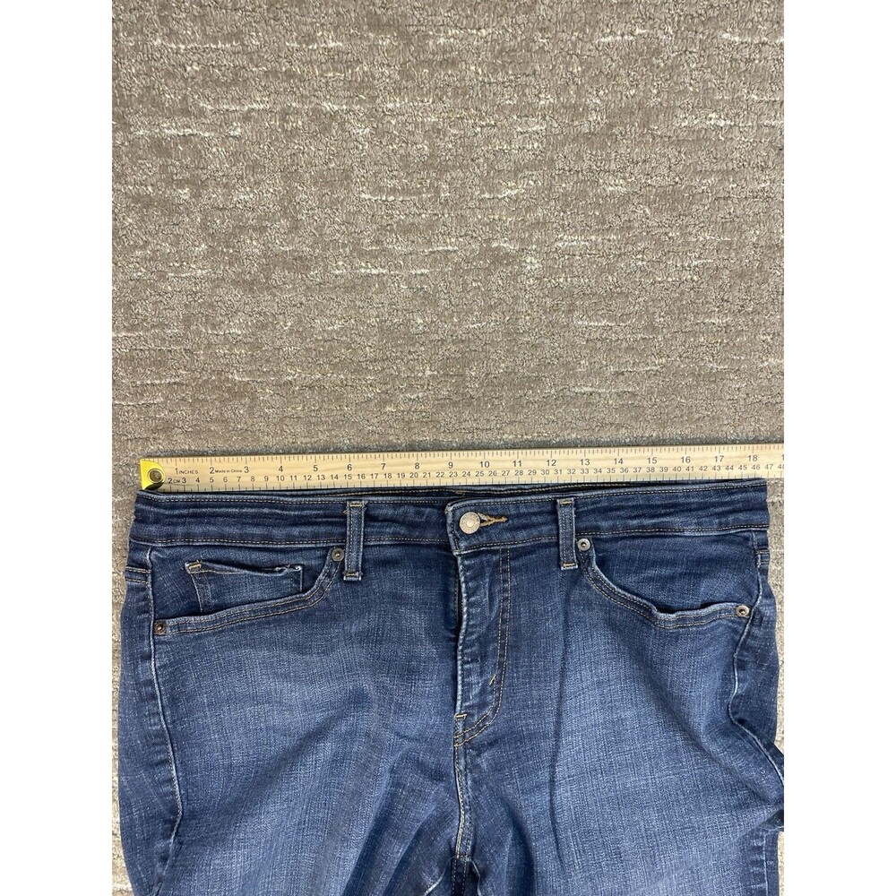 Levi's 414 Classic Straight Jeans Women’s 18W Blue Stretch Denim - Picture 4 of 14